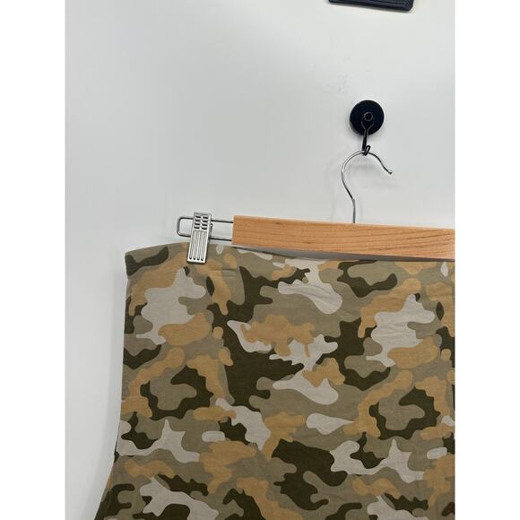 Vintage No Boundaries Tube Top Women XL Camo Built in Bra Y2K 90s Grunge - Picture 3 of 8